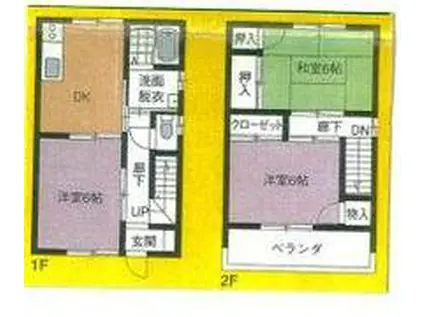 メゾンド フォレスト(3DK/1階)の間取り写真