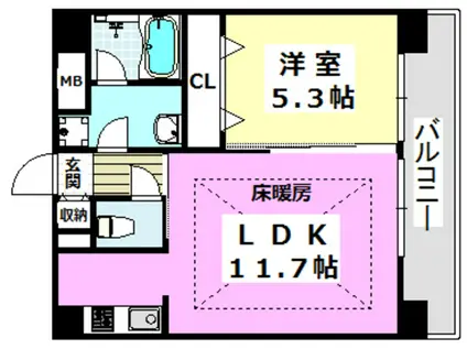 BONNE RECOLTE(1LDK/1階)の間取り写真