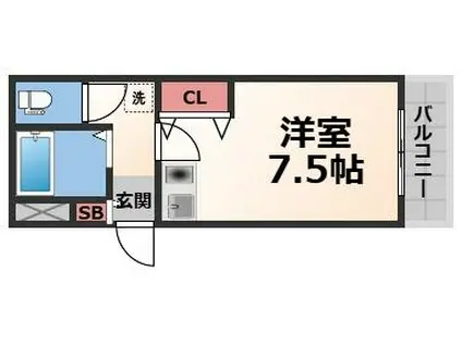 サンシャイン植村I(1K/1階)の間取り写真