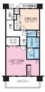 サンライズ太田(1LDK/3階)の間取り写真