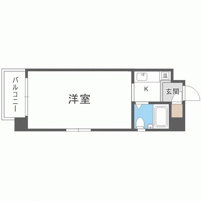 エスポワール桜坂(1K/5階)の間取り写真