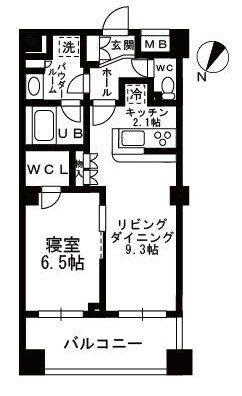 シャンピアグランデ深沢(1LDK/3階)の間取り写真