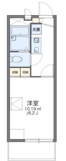 レオパレスカサグランデII(1K/2階)の間取り写真