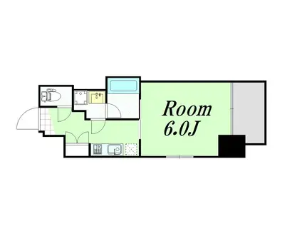 FINO(1K/3階)の間取り写真