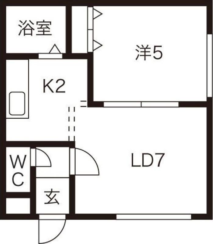 コンフォートライフ(1DK/3階)の間取り写真