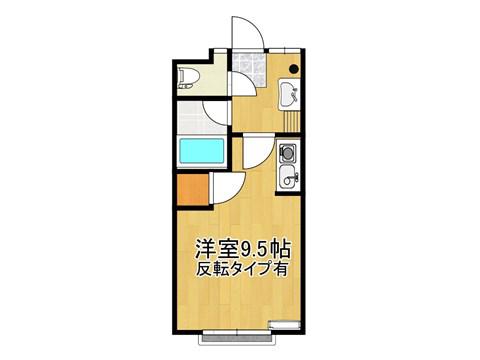 プチハウス今村(ワンルーム/2階)の間取り写真
