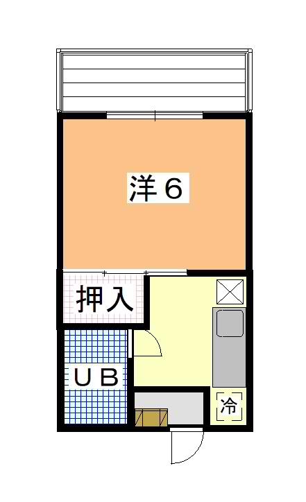 ヴィラージュMASUDA(1K/3階)の間取り写真