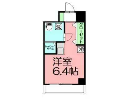 ラ・ホーヤ藤沢(1K/7階)の間取り写真