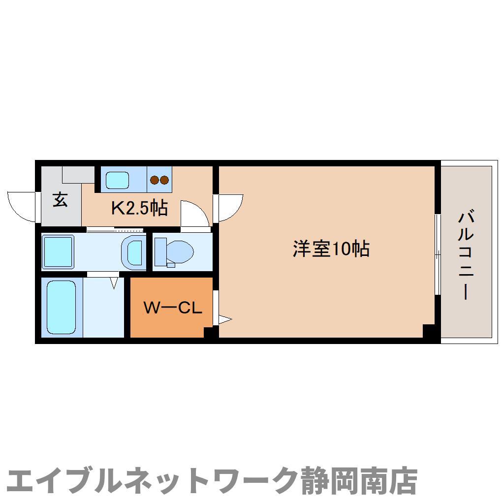 コミュニティーハウス(1K/2階)の間取り写真
