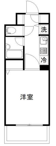 エスコート西荻窪(1K/3階)の間取り写真