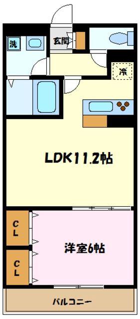 リブリ・SUNNY HILL(1LDK/1階)の間取り写真