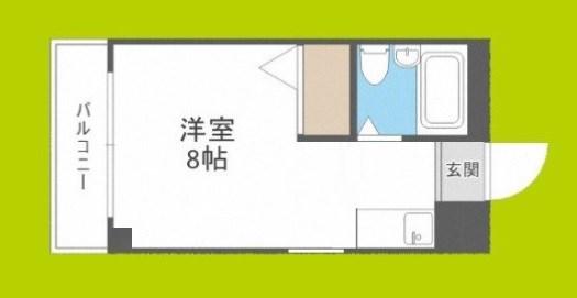 ハイツKIDO(ワンルーム/3階)の間取り写真