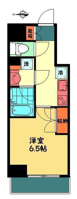 MALULANI南青山 マルラニ南青山(1K/3階)の間取り写真