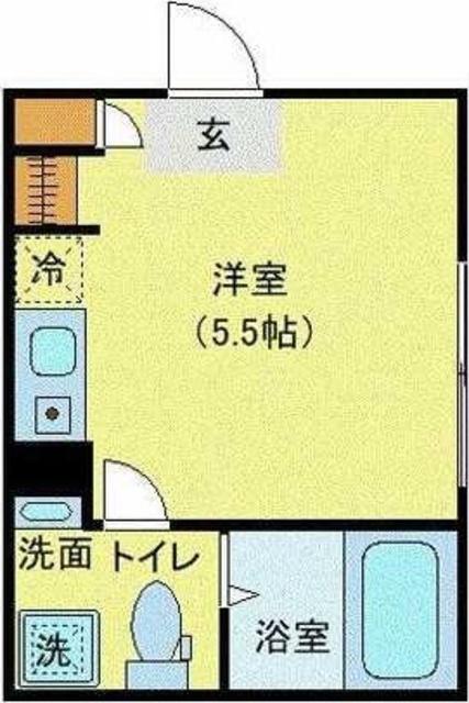 EPICER柴又(ワンルーム/3階)の間取り写真