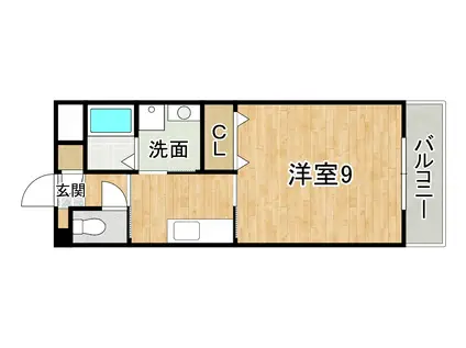 セピア・コート(1K/1階)の間取り写真