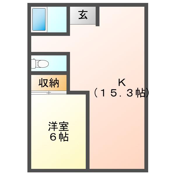 GMH797(1LDK/2階)の間取り写真
