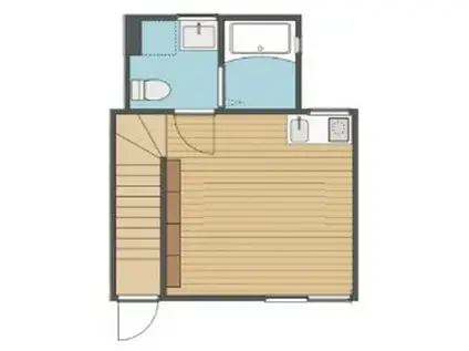 CASITA(ワンルーム/2階)の間取り写真