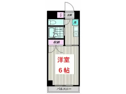 アーバンN(1K/7階)の間取り写真