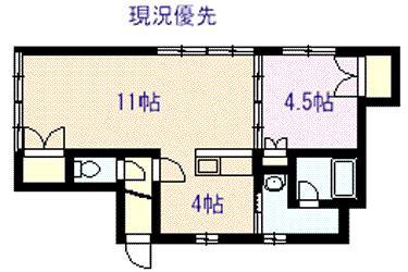 NKー117(2LDK/2階)の間取り写真