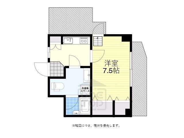 シャインビュー豊中(1K/9階)の間取り写真