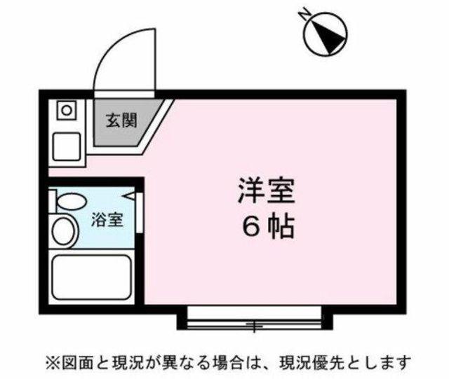 アーバンスクエア江原町A棟(ワンルーム/1階)の間取り写真