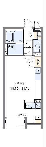 レオネクスト桜台(ワンルーム/1階)の間取り写真