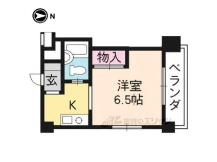 コーポACE(1K/5階)の間取り写真