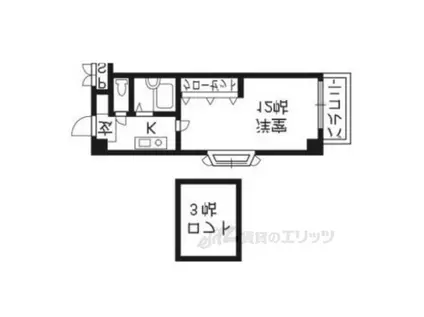 ONK.36(1K/5階)の間取り写真