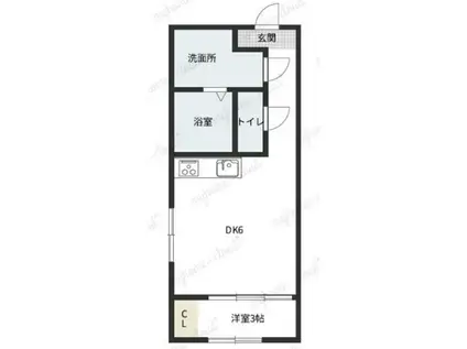 AMIRL PREMIER SHINSAKAEII(1LDK/5階)の間取り写真