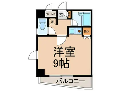 メゾンムツミ50(ワンルーム/2階)の間取り写真