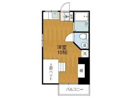 六三四ハイツ(1K/2階)の間取り写真