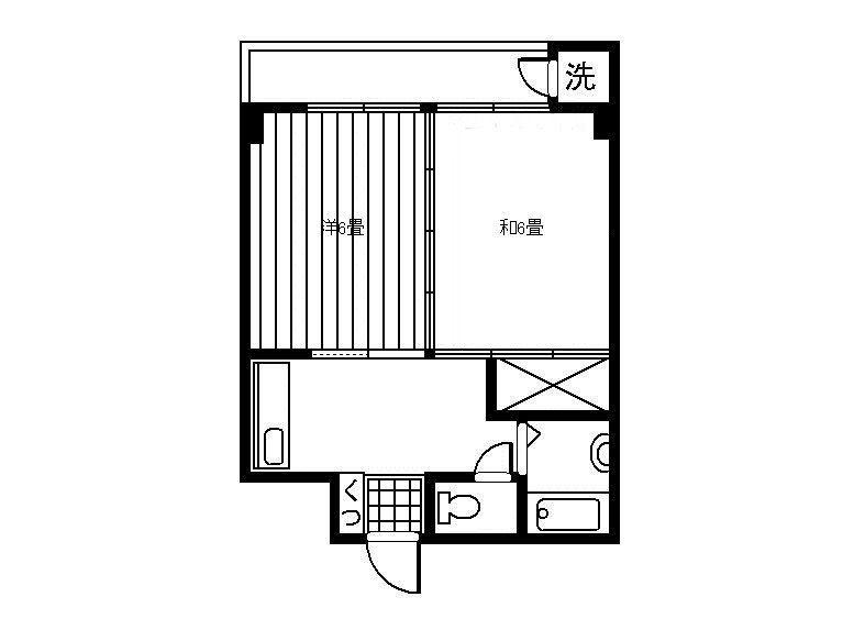 AMENITY21(2K/2階)の間取り写真