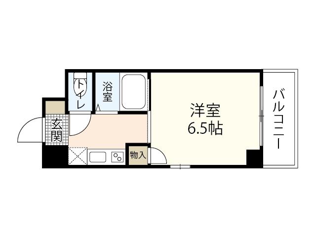 アネックス田村(1K/3階)の間取り写真