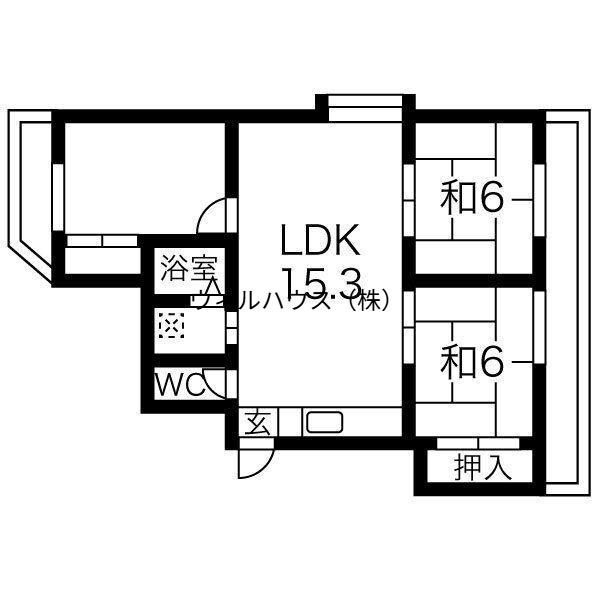 インテグラフェニックス1(3LDK/3階)の間取り写真