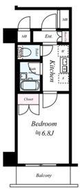 ヴェルトウォーターフロント(1K/2階)の間取り写真