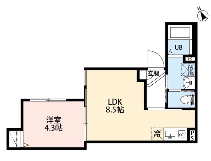 ROBOT HOME 大塚(1LDK/3階)の間取り写真