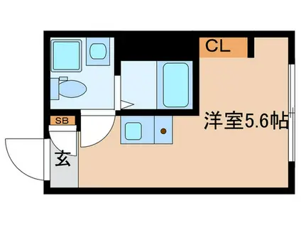 CONTEL東十条(ワンルーム/5階)の間取り写真