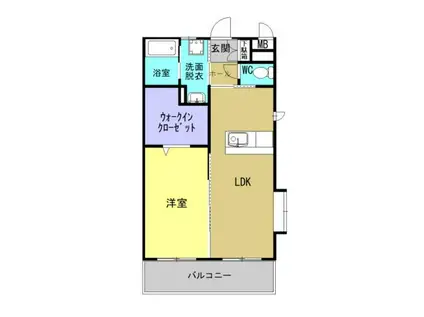 SERENDIB・Y(1LDK/4階)の間取り写真