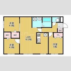 THE RESIDENCE 南平岸(3LDK/1階)の間取り写真
