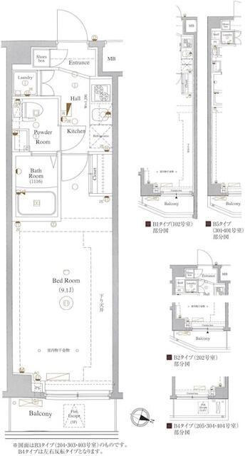 AXAS板橋区役所前(1K/2階)の間取り写真