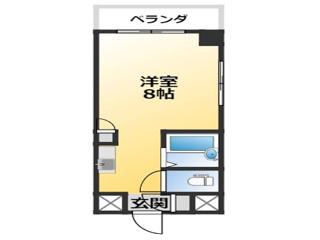 シーズンコート尾張瀬戸(1K/4階)の間取り写真