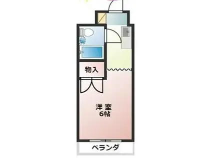 ハイム寺田(1K/1階)の間取り写真