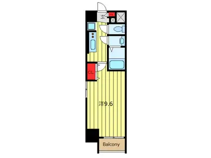 MA・MAISON(1K/6階)の間取り写真