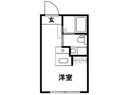 HJ PLACE YOYOGI UEHARA(ワンルーム/2階)の間取り写真