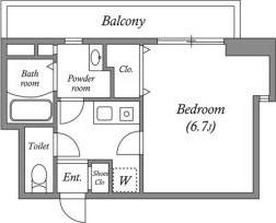 U RESIDENCE新大阪(1K/5階)の間取り写真