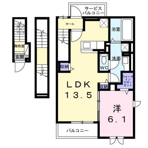 東武伊勢崎線 梅島駅 徒歩17分 3階建 新築(1LDK/3階)の間取り写真