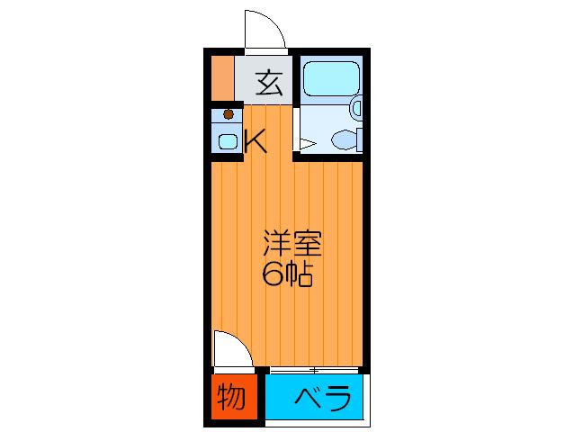 アーバンコート十三(ワンルーム/2階)の間取り写真
