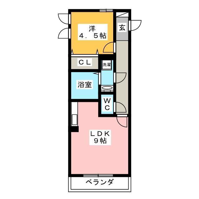 LSY-56(1LDK/2階)の間取り写真