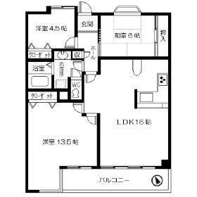 アーベインルネス大手町(3LDK/14階)の間取り写真