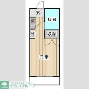 ステーションヴィラ鶴ヶ島(ワンルーム/3階)の間取り写真